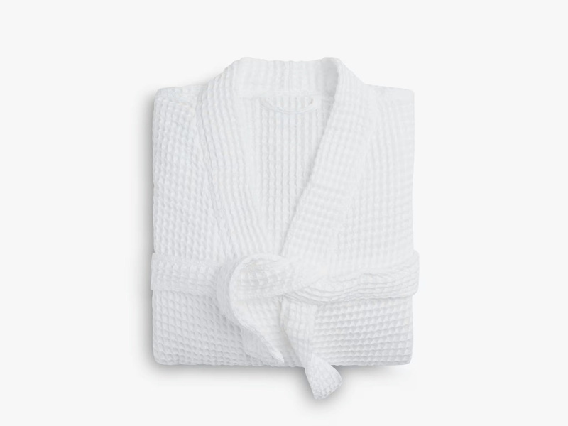 Parachute Home Waffle Robe, White