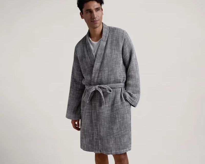Parachute Home Waffle Robe, Grey