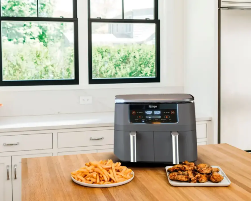 SharkNinja Foodi 6-in-1 8QT 2 Basket Air Fryer with DualZone Technology