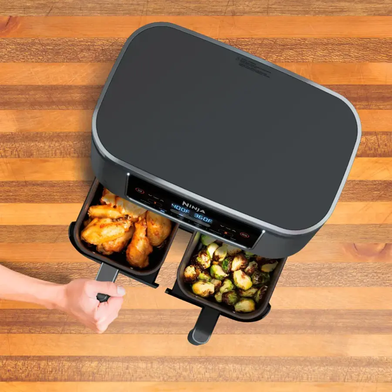 SharkNinja Foodi 6-in-1 8QT 2 Basket Air Fryer with DualZone Technology