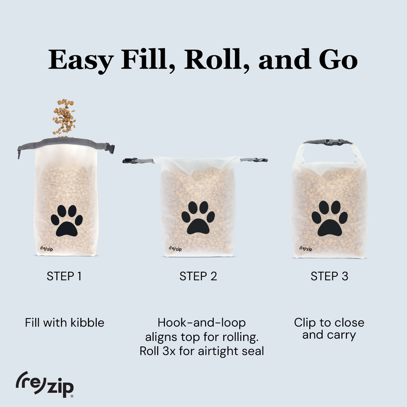 (re)zip 14-Cup Pet Food Storage Bag