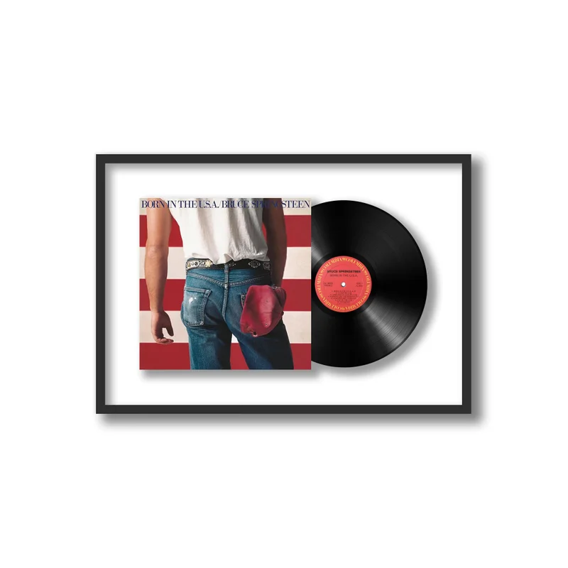 Framed Vinyl Records Shadowbox Framed Vinyl Album, Black 11 Framed Vinyl Records Shadowbox Framed Vinyl Album, Black