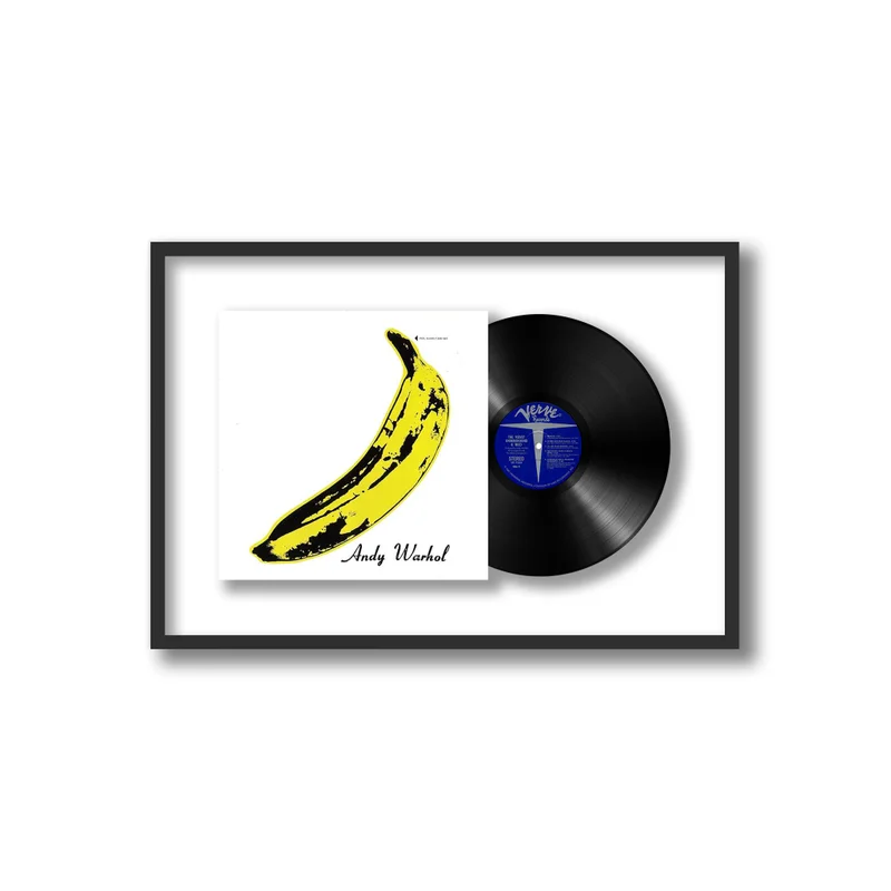 Framed Vinyl Records Shadowbox Framed Vinyl Album, Black 14 Framed Vinyl Records Shadowbox Framed Vinyl Album, Black