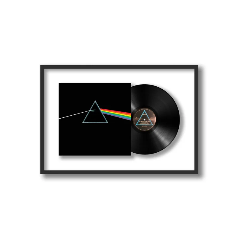 Framed Vinyl Records Shadowbox Framed Vinyl Album, Black 7 Framed Vinyl Records Shadowbox Framed Vinyl Album, Black