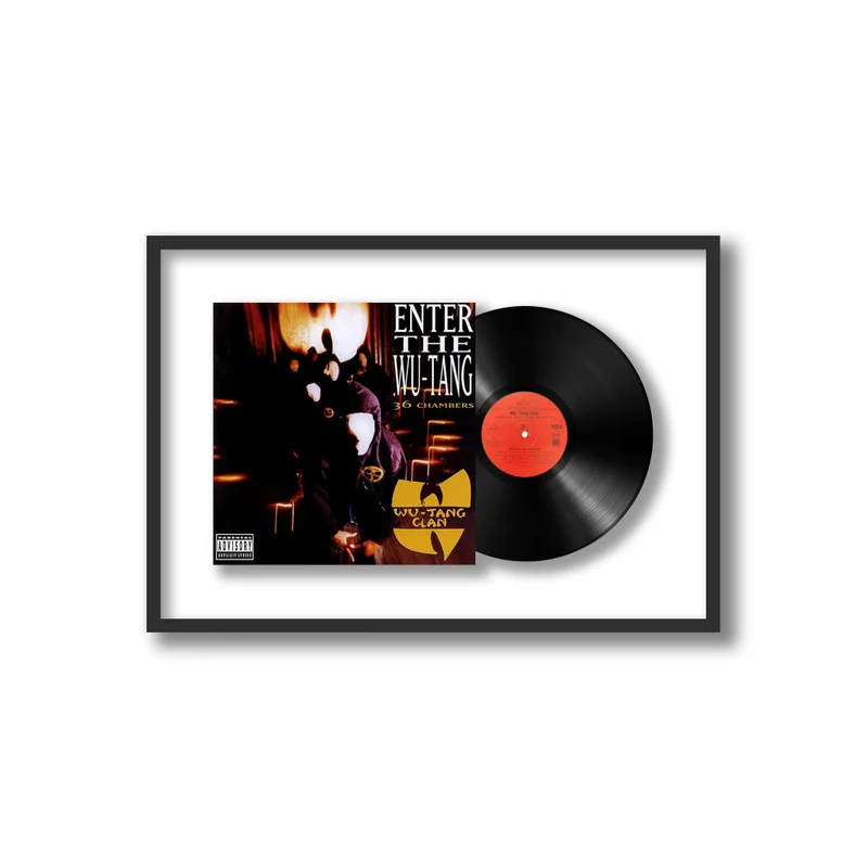 Framed Vinyl Records Shadowbox Framed Vinyl Album, Black 9 Framed Vinyl Records Shadowbox Framed Vinyl Album, Black