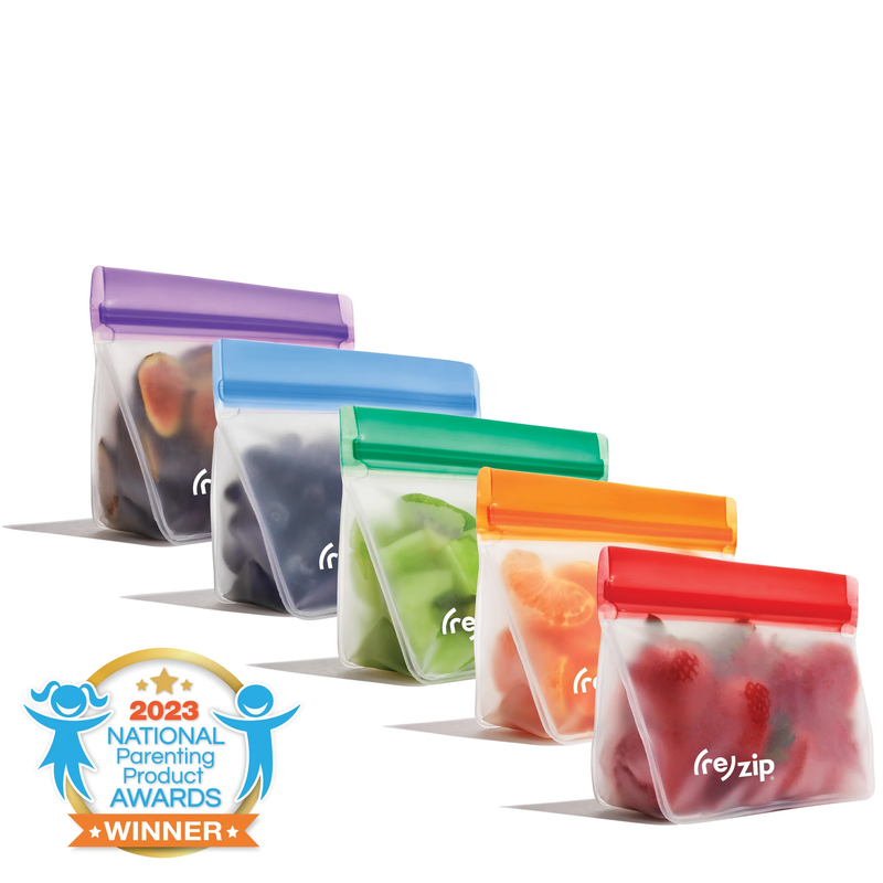 (re)zip Stand-Up Snack Bag 5-Pack 5 (re)zip Stand-Up Snack Bag 5-Pack