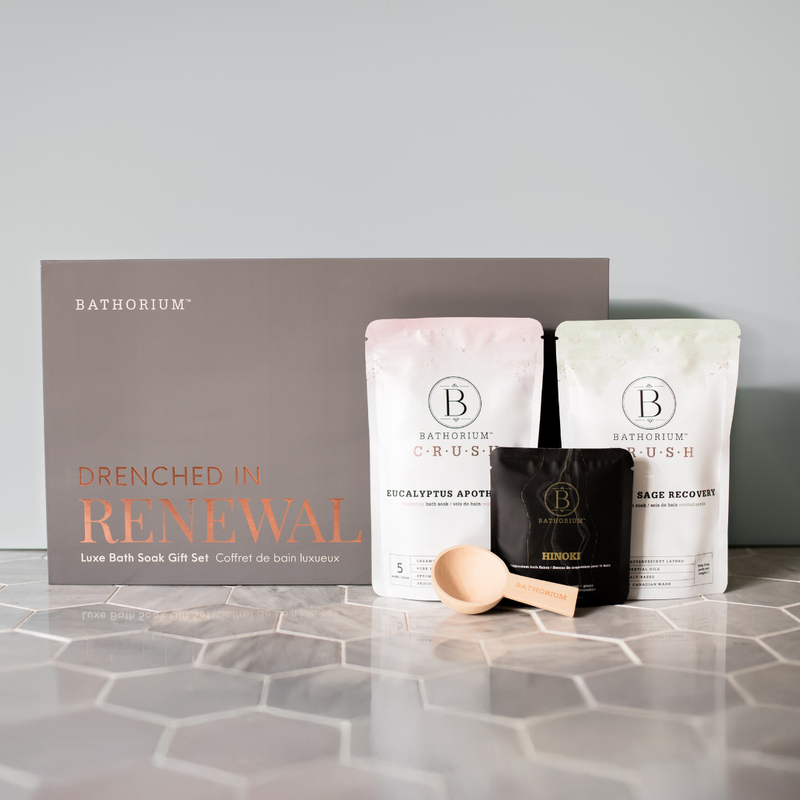Bathorium Drenched in Renewal Luxe Bath Soak Gift Set 3 Bathorium Drenched in Renewal Luxe Bath Soak Gift Set