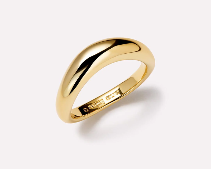 Ana Luisa Stevie Gold Band Ring