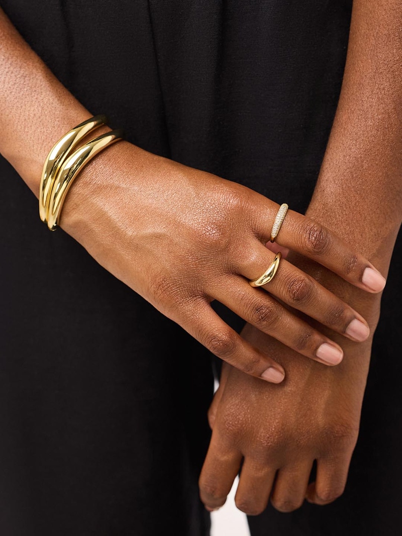 Ana Luisa Stevie Gold Band Ring