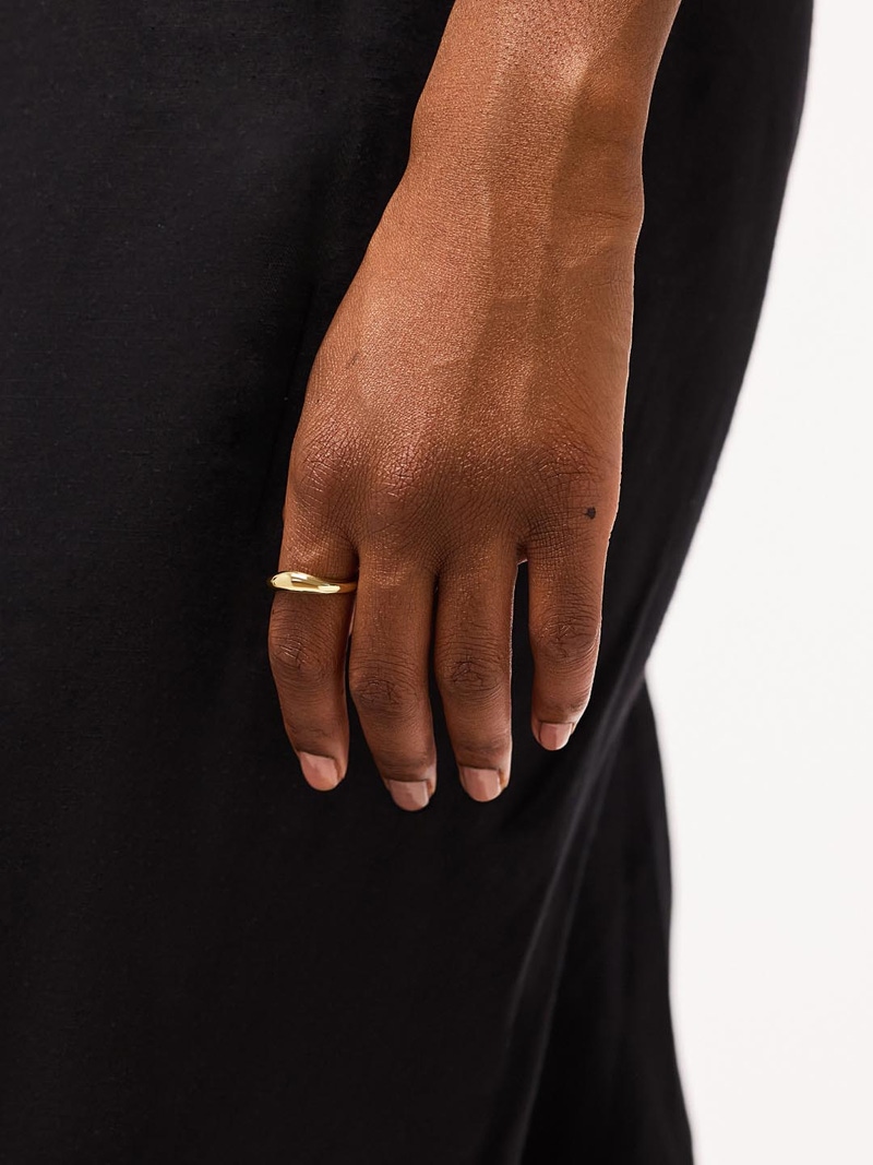 Ana Luisa Stevie Gold Band Ring