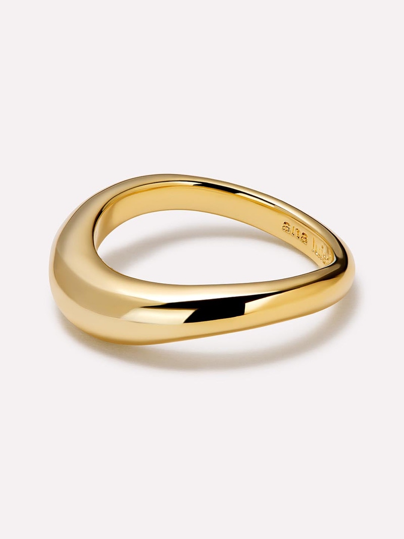 Ana Luisa Stevie Gold Band Ring 5 Ana Luisa Stevie Gold Band Ring