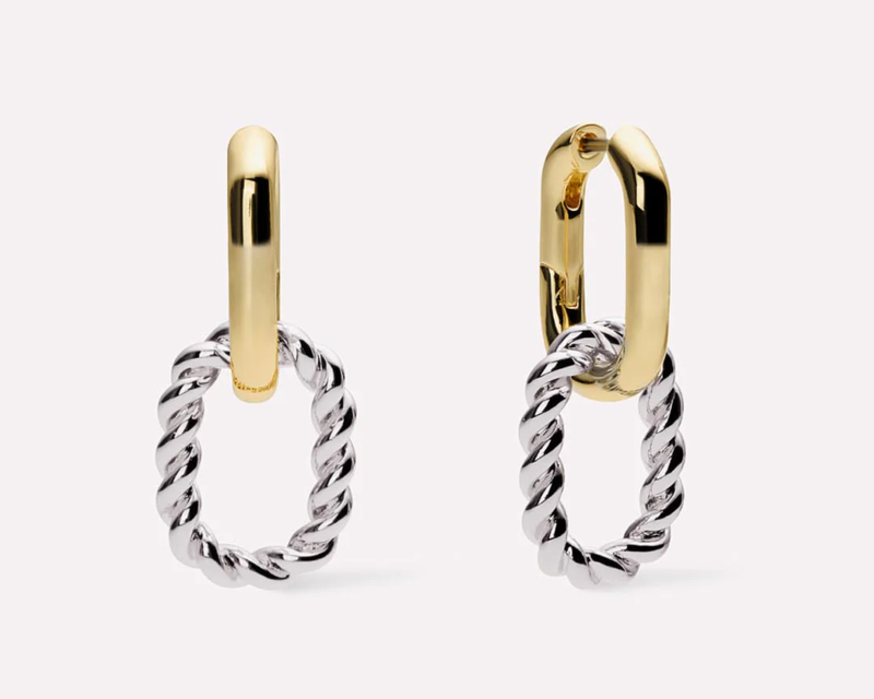 Ana Luisa Ash Double Hoop Earrings