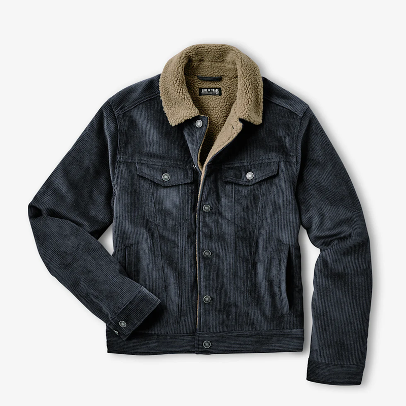 Line of Trade Montana Fleece-Lined Corduroy Trucker Jacket 10 Line of Trade Montana Fleece-Lined Corduroy Trucker Jacket