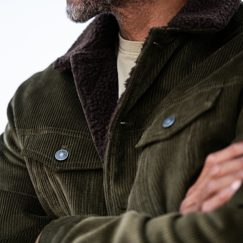 Line of Trade Montana Fleece-Lined Corduroy Trucker Jacket 4 Line of Trade Montana Fleece-Lined Corduroy Trucker Jacket