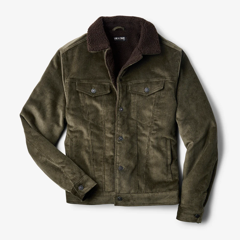 Line of Trade Montana Fleece-Lined Corduroy Trucker Jacket 5 Line of Trade Montana Fleece-Lined Corduroy Trucker Jacket