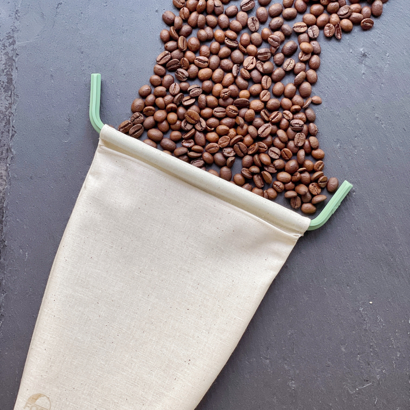 Food Huggers Fabric Coffee Bag 4 Food Huggers Fabric Coffee Bag