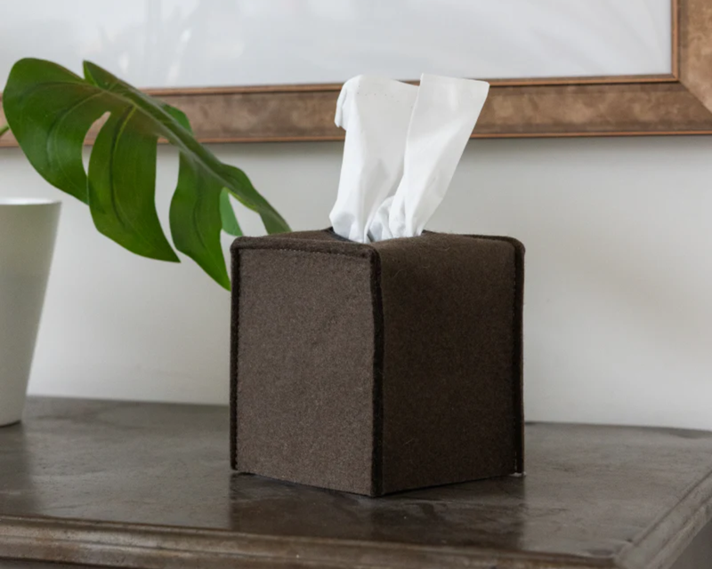 Graf Lantz Merino Wool Small Tissue Box Cover